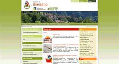 Desktop Screenshot of comune.bianzano.bg.it